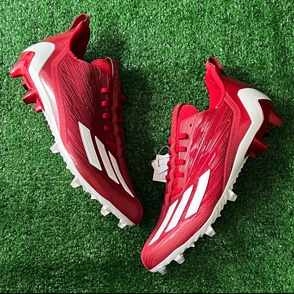 adidas Shoes Adidas Adizero Football Cleats Team Power Red White